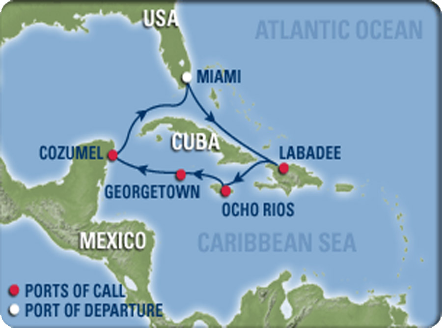 royal caribbean cruise ports of call